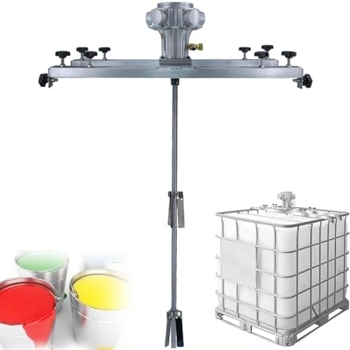 Air Agitator Commercial 1 Ton Paint Stirring Machine Paint Mixing Equipment Pneumatic Paint Mixer Stirring Machine Ink Coating Mixing Tool,