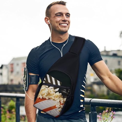 Mochila tipo Sling bag casual para hombre y mujer miniatura 3