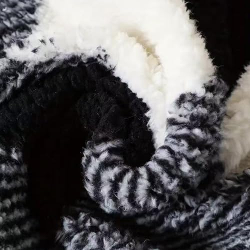 Girls Boys Button Up Hooded Fuzzy Jacket Plaid Long Sleeve Warm Fleece Sherpa Hoodie Kids Casual Daily Winter Outwear3