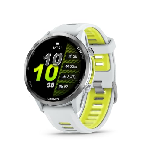 Garmin Relógio Forerunner 970 Branco 47mm com Monitor Cardíaco de...