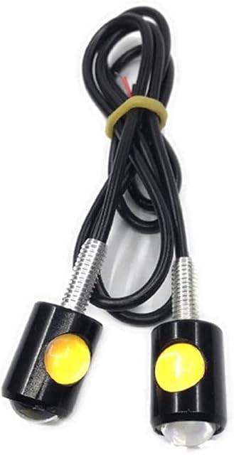 GYXY motorbike Taillight 2Pcs Universal Motorcycle LED Signal Lamp Super Bright LED Car Number License Plate Bolt Screw Tail Rear Light Brake Fog Lamp Bulb