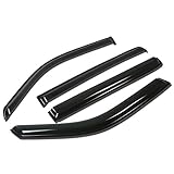 For Honda Pilot 2nd Gen 4DR 4pcs Tape-On Window Visor Deflector Rain Guard