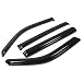 For Honda Pilot 2nd Gen 4DR 4pcs Tape-On Window Visor Deflector Rain Guard