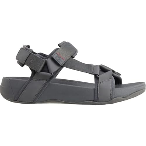 Fitflop Ryker Pewter Grey Men's Sport Sandals Size: 10 M #TOP3