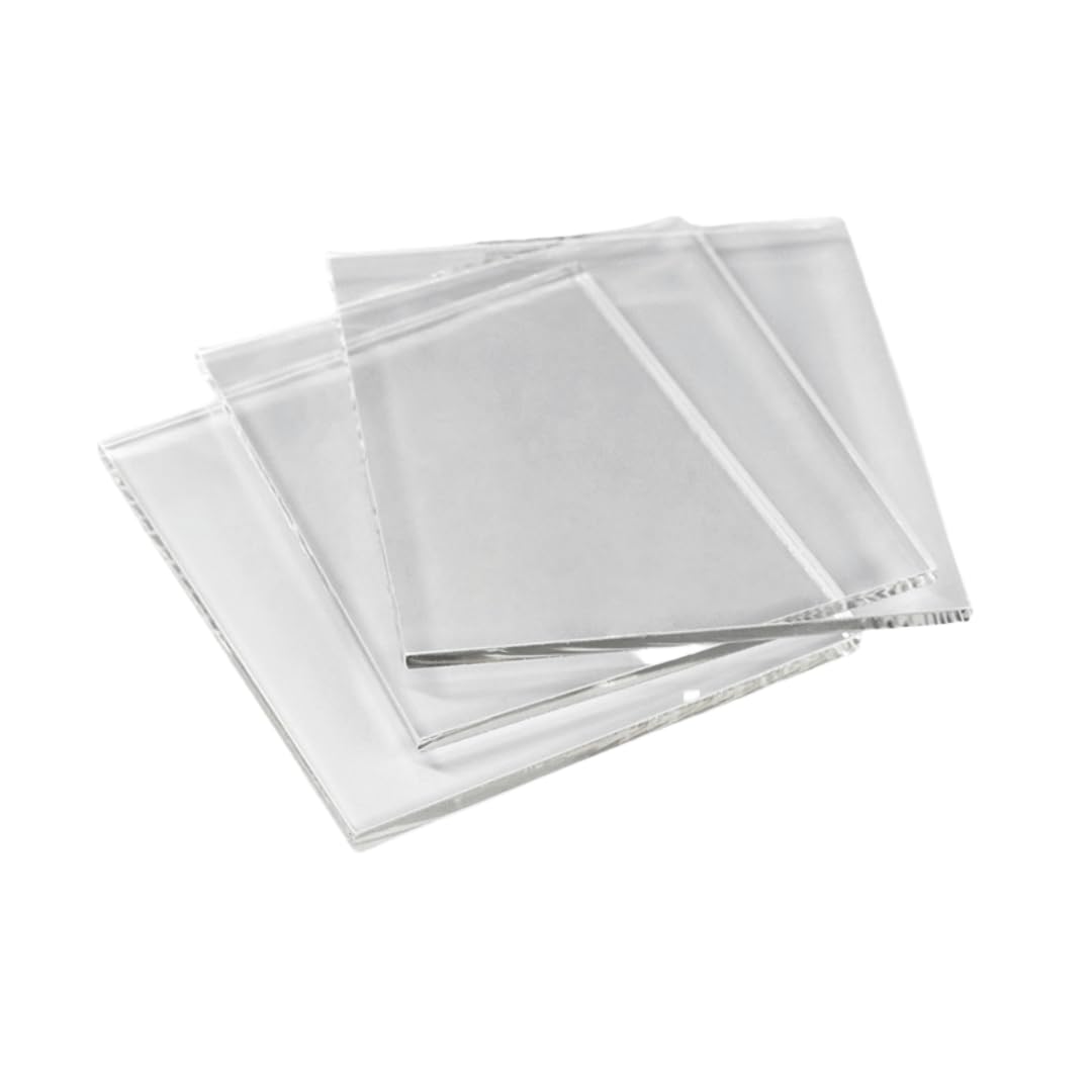 Juego de láminas de vidrio hidrofóbico/hidrófilo de un solo lado: 10 piezas, espesor (0,4-2,0 mm)(100 * 100 * 0.5mm 1 Side Hydrophilic)