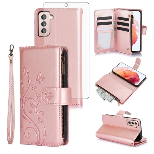 Coque Samsung S21 YM020 UK Or rose | Housse protection rigide mince
