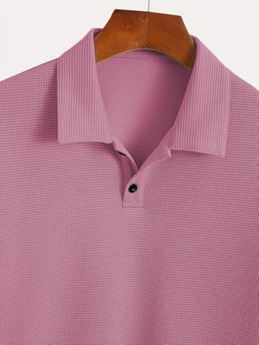 Image of TAGDO Men's Premium Waffle Knit Regular fit T-Shirt || Mens Tshirt (2018)