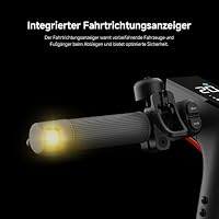 Xiaomi Electric Scooter 4 Lite 2nd Gen (DE) Faltbarer E-Scooter mit Straßenzulassung (bis zu 25km Reichweite & 15% Steigung, Dual-Bremssystem, 10" Luftreifen, Blinker, IPX4, max. 100kg, Display, App) – Ansicht 9
