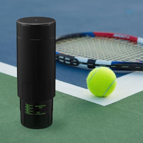 Image of Soulchen Tennis Ball Pressurizer - Tennis Ball Storage Canister Holds 3 Balls Under 14 Psi Pressure, Reusable Stuff for Bounce Retention, Lightweight & Durable