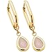 Produktbild JEWELS BY LEONARDO Ohrringe Ciao Rosy  1 Paar Ohr-Hänger aus goldfarbenem Edelstahl  tropfenförmiger rosa Stein  Schmuck Geschenk für Frauen  024973