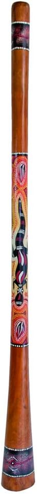 Didgeridoo Suren Caoba (Pintado) | Didgeridoo diseñado para tonos profundos y práctica musical; Detalles clave: Pintado.