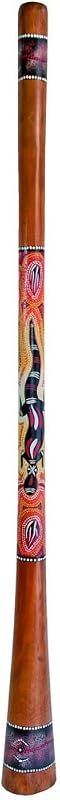 Didgeridoo Suren Caoba (Pintado) | Didgeridoo diseñado para tonos profundos y práctica musical; Detalles clave: Pintado.