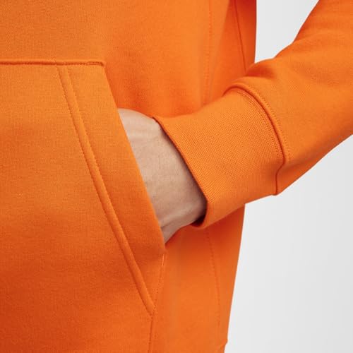 Nike Sportswear Club Fleece Men's Graphic Pullover Hoodie (BV2973-819, Safety Orange/Safety Orange/)4