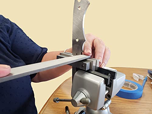 Jantz USA Hardened File Guide For Knife Making, Made From A-2 Tool Steel, Maximum Blade Width 2