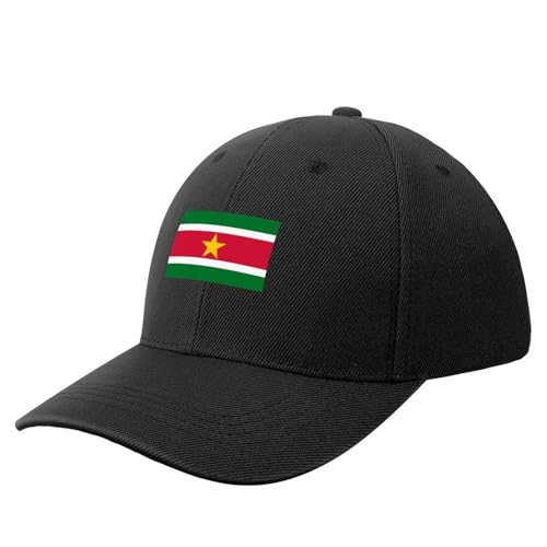 Boys Girls Surinam Flag Baseball Cap, Adjustable Snapback Sun Protection Trucker Hats Outdoor Travel