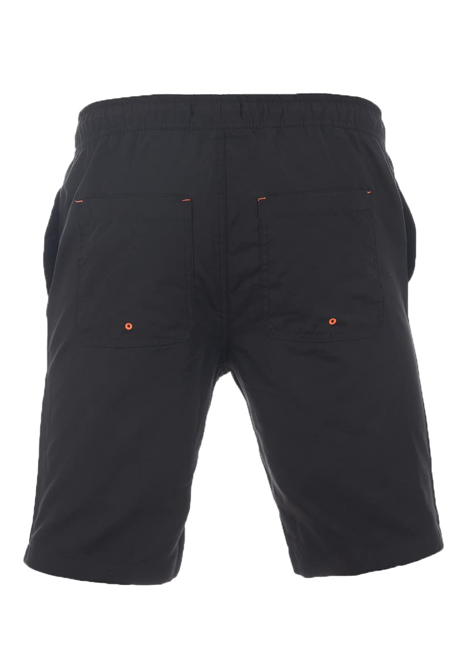 riverso RIVJannik Short de bain pour homme Coupe droite Taille élastique Noir Bleu Rouge Vert Orange S M L XL XXL 3XL 4XL 5XL