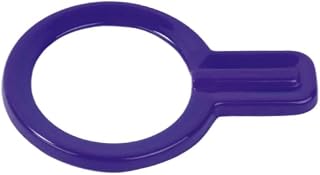 JWWY for Bronco Push Start Button Cover Spin Engine Start Stop Button Cover Ignition Trim for 2021-2026+ Ford Bronco Interior Accessories ABS Purple