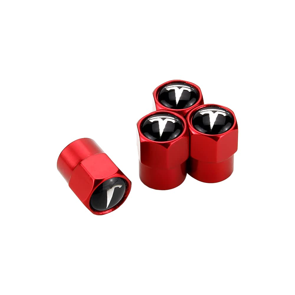 4 Stuks Auto Ventieldopjes Voor Tesla Model 3 S X Metalen