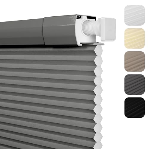 Sulugood No Drill No Tools Light Filtering Cellular Shades Cordless