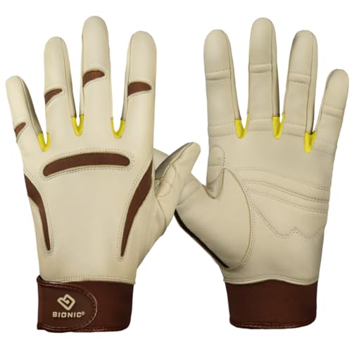 Bionic Women's ClassicGrip 2.0 Gardening Gloves (Small, Beige)