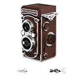 Retro-Digitalkamera – für Mini-Vintage-TLR-Kamera – Campus-Videorecorder – 1080P...