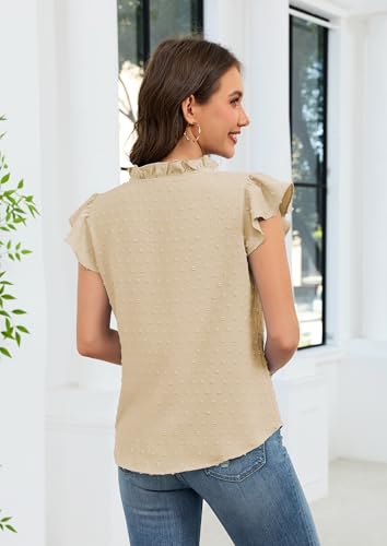 Save on ECOWISH Women's Ruffle Blouse - Use Code 5DMH95Z6 - Image 4