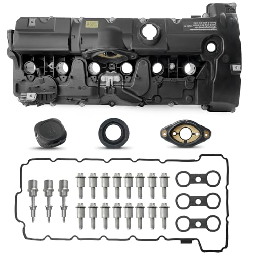 BELKEBIR Engine Valve Cover Compatible with 2006-2013 BMW 125i 128i