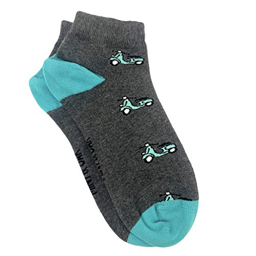 Image of Mint & Oak Men Ankle Socks, Printed Funky Socks, Cotton Unisex Ankle Length Sock, Odour Free Socks - Pack of 1
