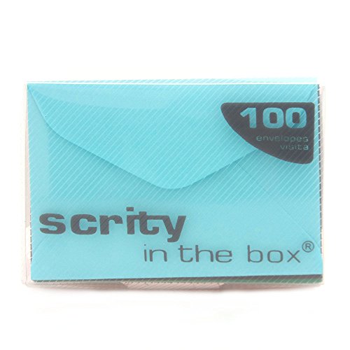 Envelope Visita 72x108 Bahamas Azul Turquesa - Scrity