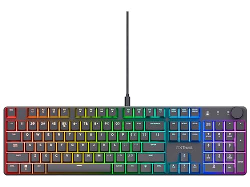 GXT 866 - Tastiera meccanica Torix, layout tedesco QWERTZ, switch Huano, tasti piatti, illuminazione RGB, anti-ghosting N-Key Rollover USB, programmabile, tastiera da gioco, PC portatile - Tastiera gaming - Immagine 2