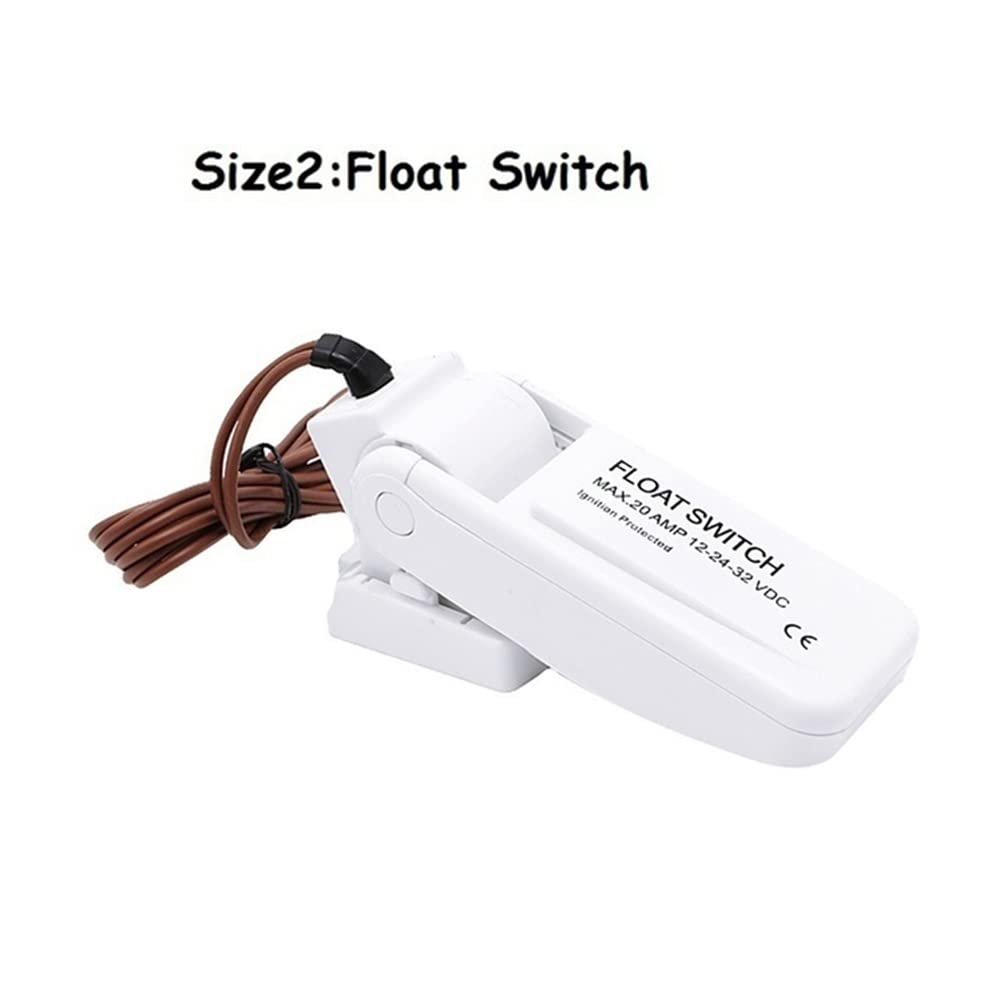12V 1100GPH Pompa di sentina automatica per barca Interruttore a galleggiante Interruttori di sentina Sensore di flusso per pompa dell'acqua elettrica