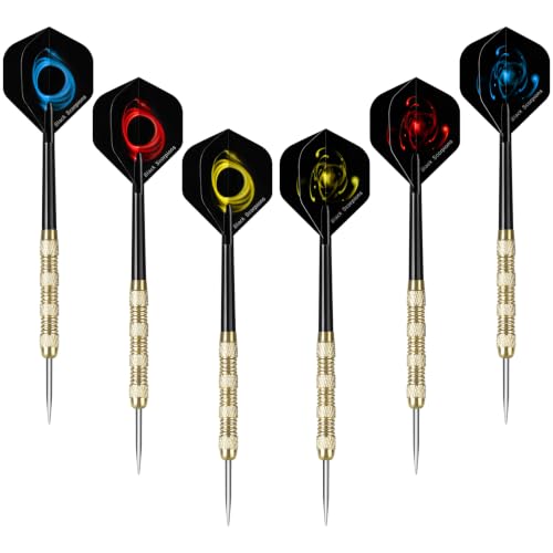Image of Accmor Metal Tip Darts, Steel Tip Darts, 14 Grams Professional Metal Darts, Darts Metal Tip Set, Metal Darts for Dartboard