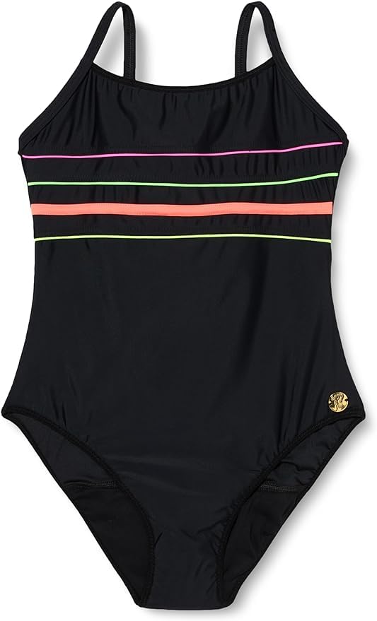 Maillot de bain menstruel fille Haute Pression C01 noir au design élégant et épuré