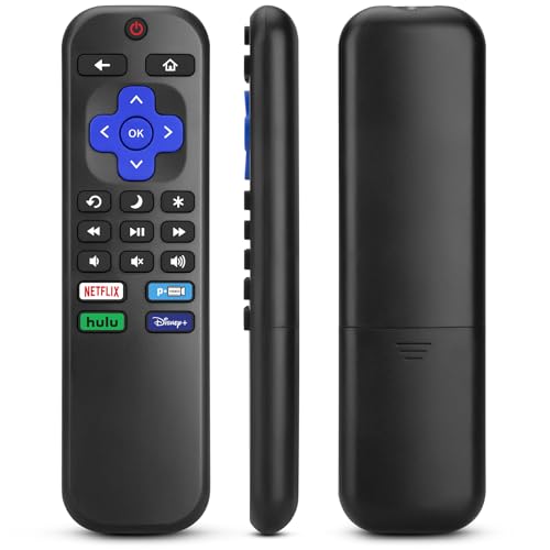 Replacement for Roku-TV-Remote-Control Compatible for TCL Roku/Hisense Roku/Onn Roku Smart TVs(Not for Stick and Box)