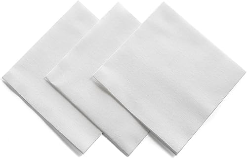 Miniatura 8 de BloominGoods Servilletas desechables de lino para postres y bebidas, hechas en Estados Unidos, servilletas de papel de cóctel suaves y absorbentes