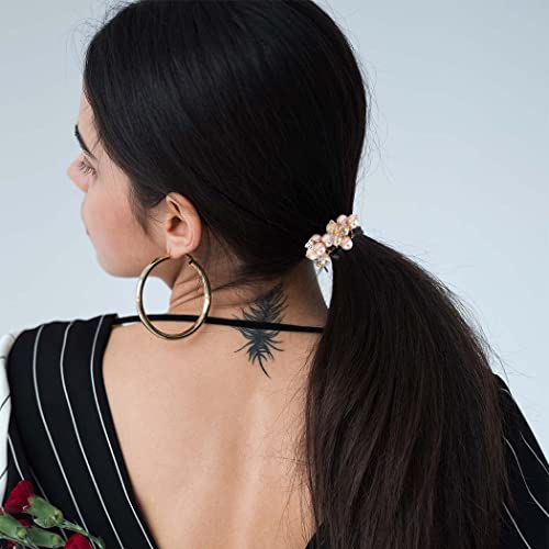 Bohend Rhinestone Ponytail Holders 3 Pcs Stretchy Hair Ties Hair Jewelry Ponytail Hair Accessories For Women And Girls (A) #TOP5