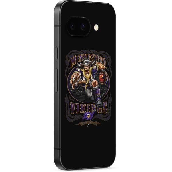 Skinit Decal Phone Skin Compatible with Google Pixel 9a - Officially Licensed Liquid Blue NFL Minnesota Vikings Running Back Design