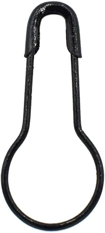 Zaiqi Metal Safety Pins/Gourd Pin/Bulb Pin/Clothing Tag Pins-Pack of 1000 Pcs(Black)-for Clothing Crafting,DIY and Home Accessories