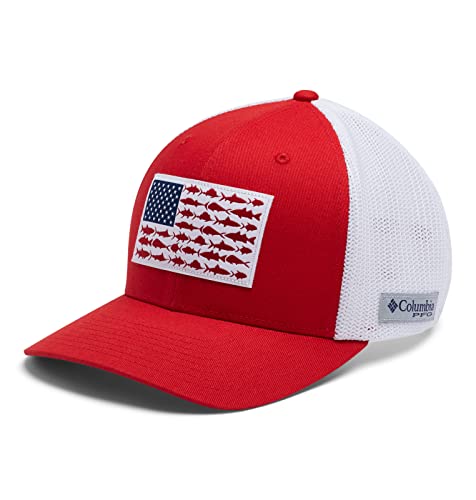 Image of Columbia Unisex Adult PFG Logo Mesh Ball Cap