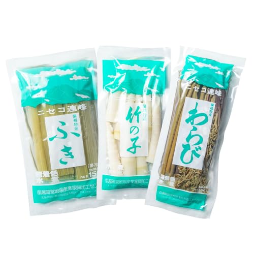 らんこし山菜パック(無添加 ふき、竹の子、わらび)