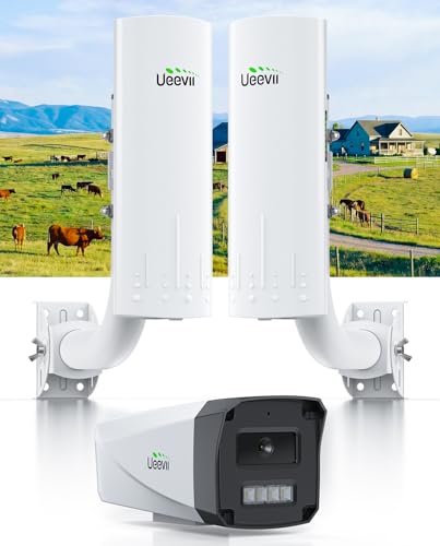 UeeVii CPE450 PTP Wireless Bridge & 3MP IP Camera Kit