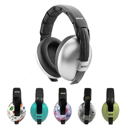 Image of BANZ Infant Hearing Protection Sound Blocking Earmuffs (Silver)