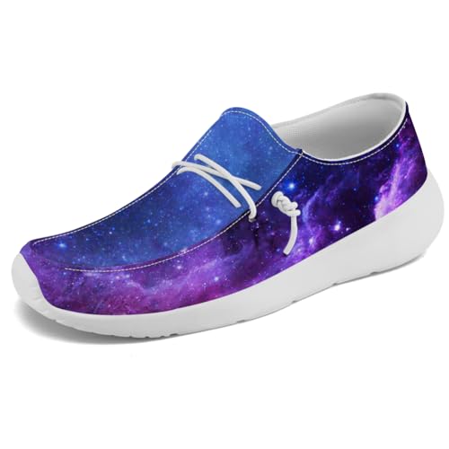 Loafers for Women Men Galaxy Shoes Canvas Slip-on Shoes Gifts for Her Him3