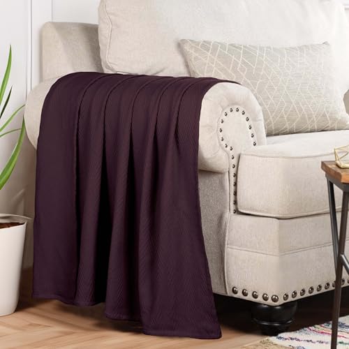 Couverture 100% coton Superior Metro pour canapé et lit - 5