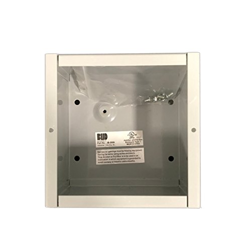 Bud Industries Jb-3955 Steel Nema 1 Sheet Metal Junction Box 6 L X 6 W X 4 H, Gray #TOP1
