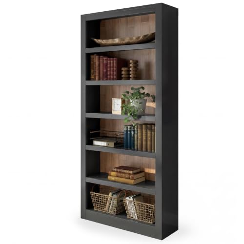Signature Design by Ashley Wildenauer 6-Tier 75" Bookshelf, Two-Tone Wood - image 1