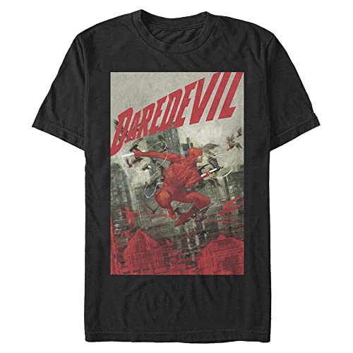 T-shirt Daredevil Marvel Big & Tall noir en taille 4XL pour homme