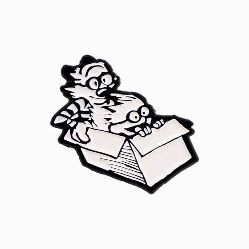 Image of Cute Enamel Pins Cartoon Lapel Pin Brooch Badge for Backpack Jackets Funny Tiger Pins for Gift Anime Enamel Pin for Clothing Hat Decoration