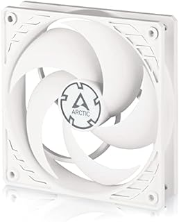 ARCTIC P12 PWM PST - 120 mm Case Fan with PWM Sharing Technology (PST), Pressure-optimised, quiet motor, Computer, Fan Speed: 200-1800 RPM - White