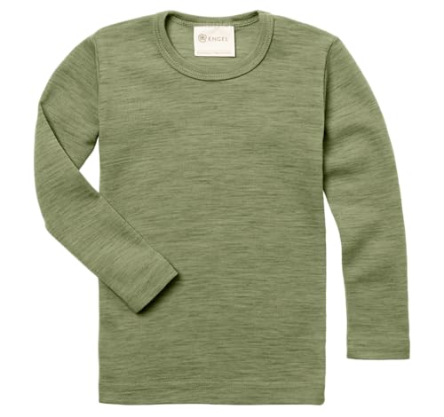 Engel | Kinder Unterhemd Langarm | Mädchen und Jungen | 100%...